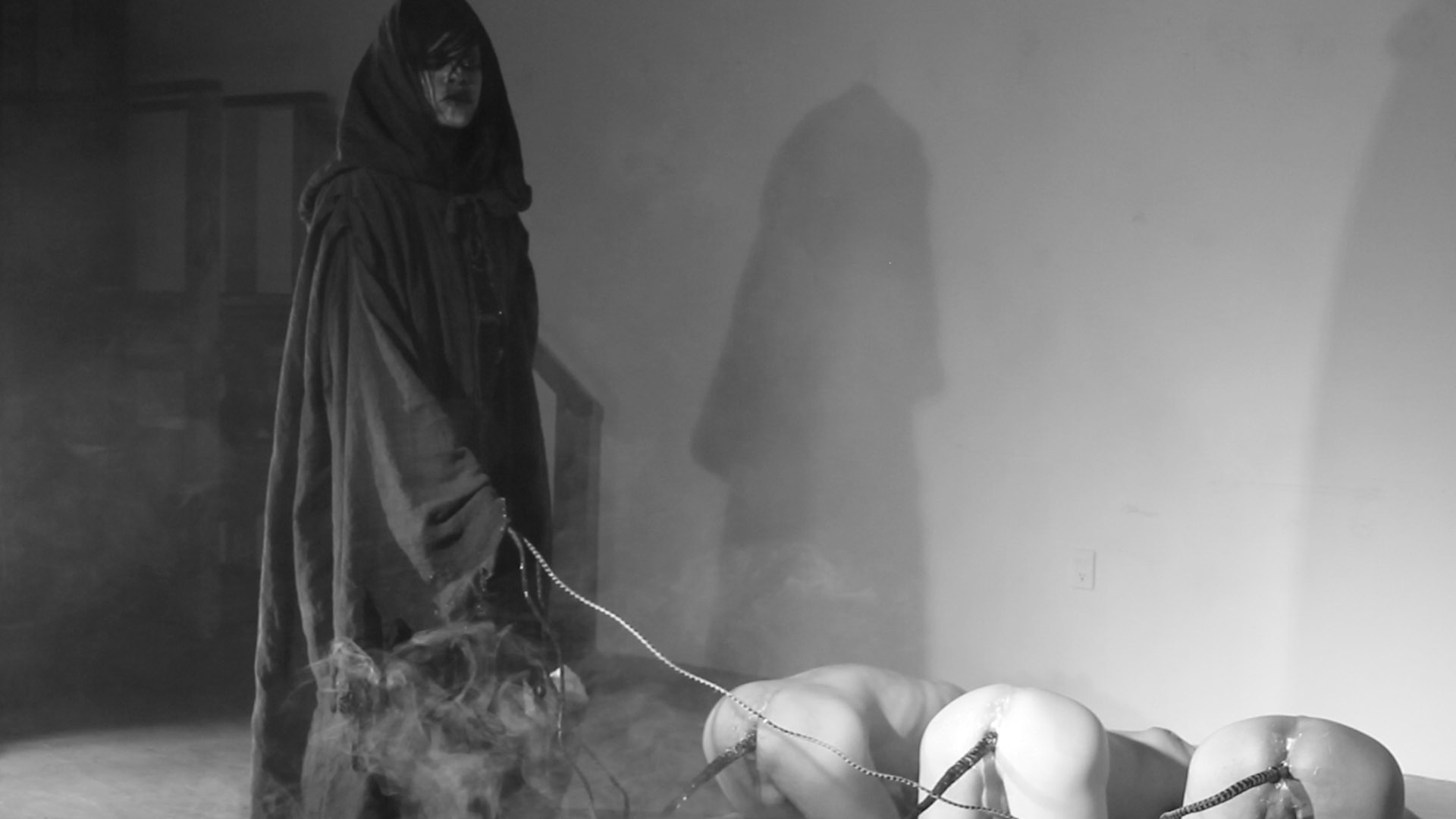 Still from the forth coming feature film Surveillance Punishment and The Black Psyche directed by M. Lamar